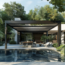 Load image into Gallery viewer, Aluminum Louvered Pergola